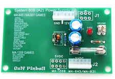 NEW Power Supply for Gottlieb System 80B - Part MA-645, MA-831