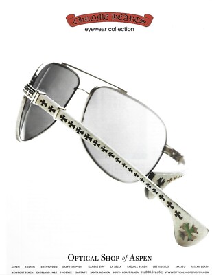 Optical Shop of Aspen Print Ad Chrome Hearts Eyewear Collection