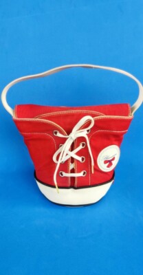 Kleine Blumarine Tasche Turnschuhoptik Converse VINTAGE
