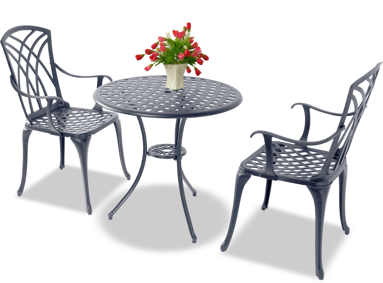 Table With 2 Large Chairs Centurion Supports Luxurious Garden Patio