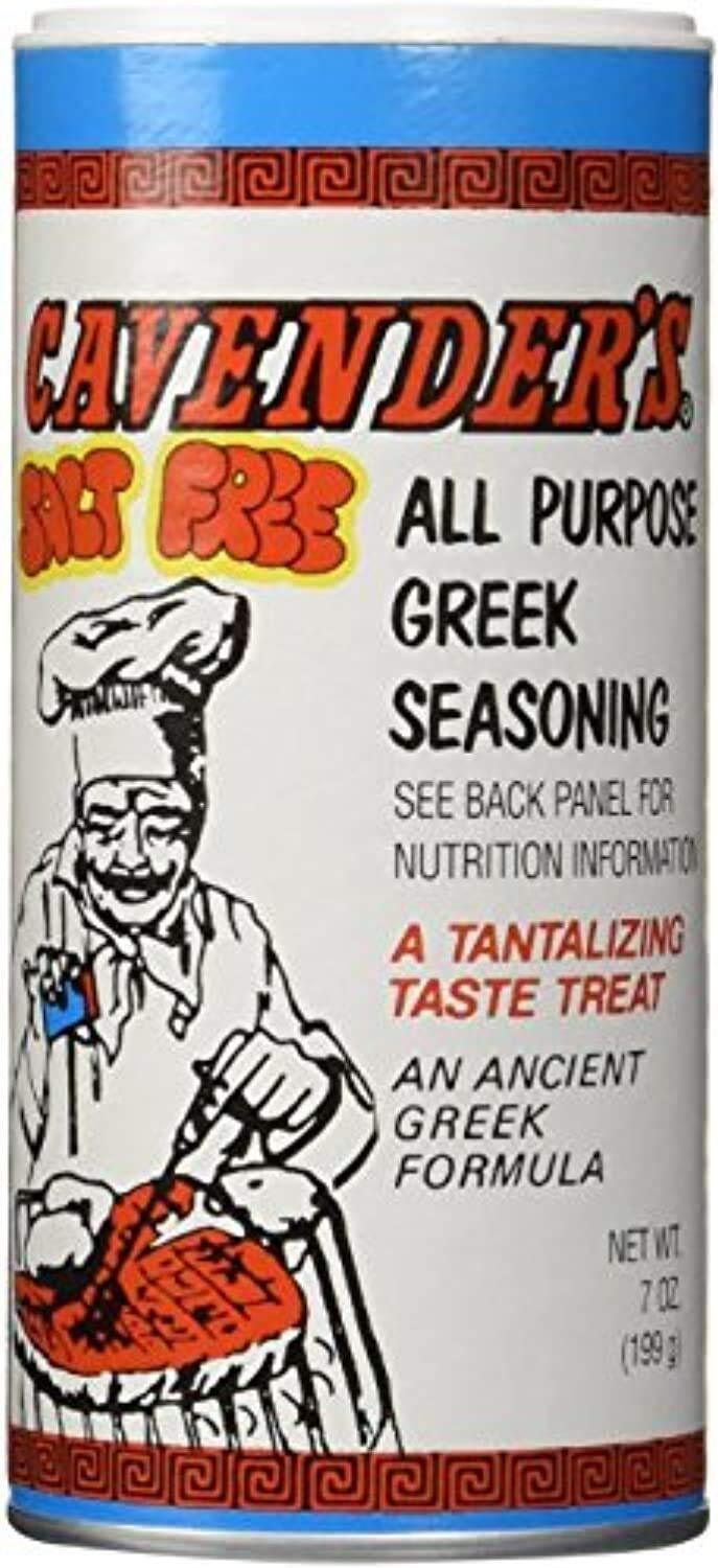 Cavender's All Purpose Greek Seasoning (Salt Free/No MSG) 7 oz (pack of 2) eBay
