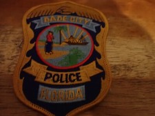 VINTAGE DADE CITY FLORIDA COLLECTIBLE OBSOLETE SHOULDER  PATCH BX V #18
