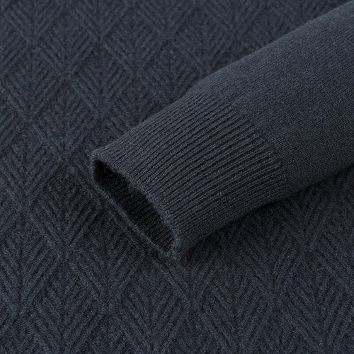 Mens Sweater Autumn New V-neck Solid Color Long-sleeved Casual Fashion Sweater - Bild 3 von 18