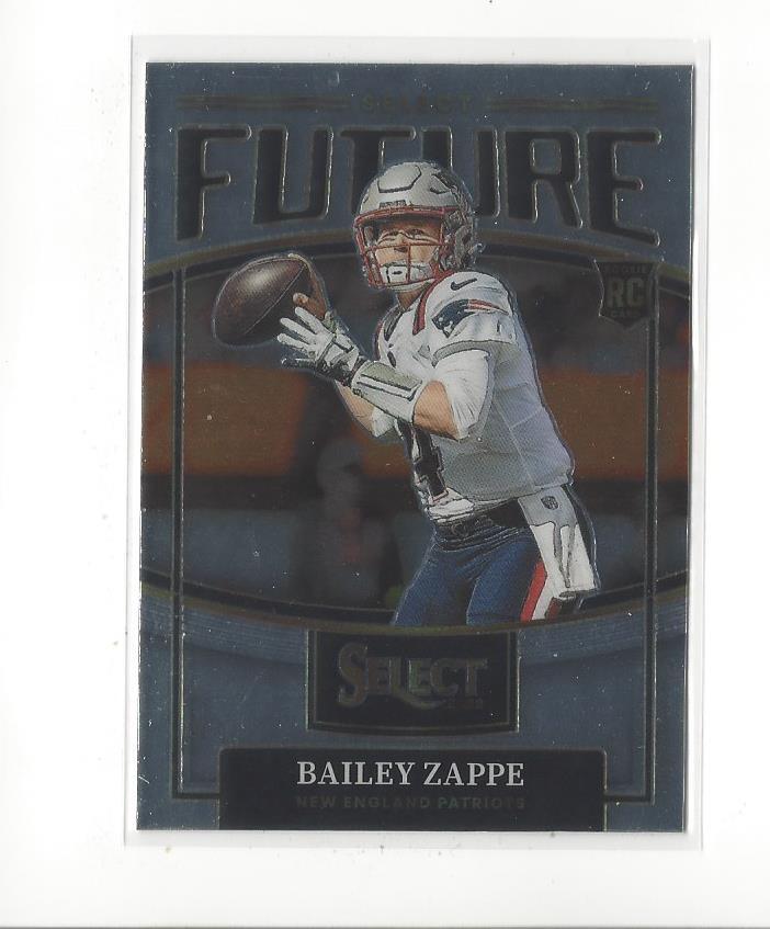 2022 Select Select Future #4 Bailey Zappe RC Rookie Patriots