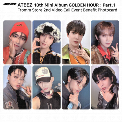 ATEEZ Golden Hour Part.1 Fromm Store 2nd 1:1 Photo Video Call