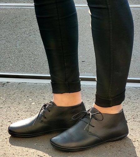 Zapato camper mujer Right Nina K400221 004 negro cuero auténtico - Imagen 9 de 9