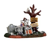 Lemax Welcome To The Boneyard / Spookytown Halloween Modellbau Spooky Town