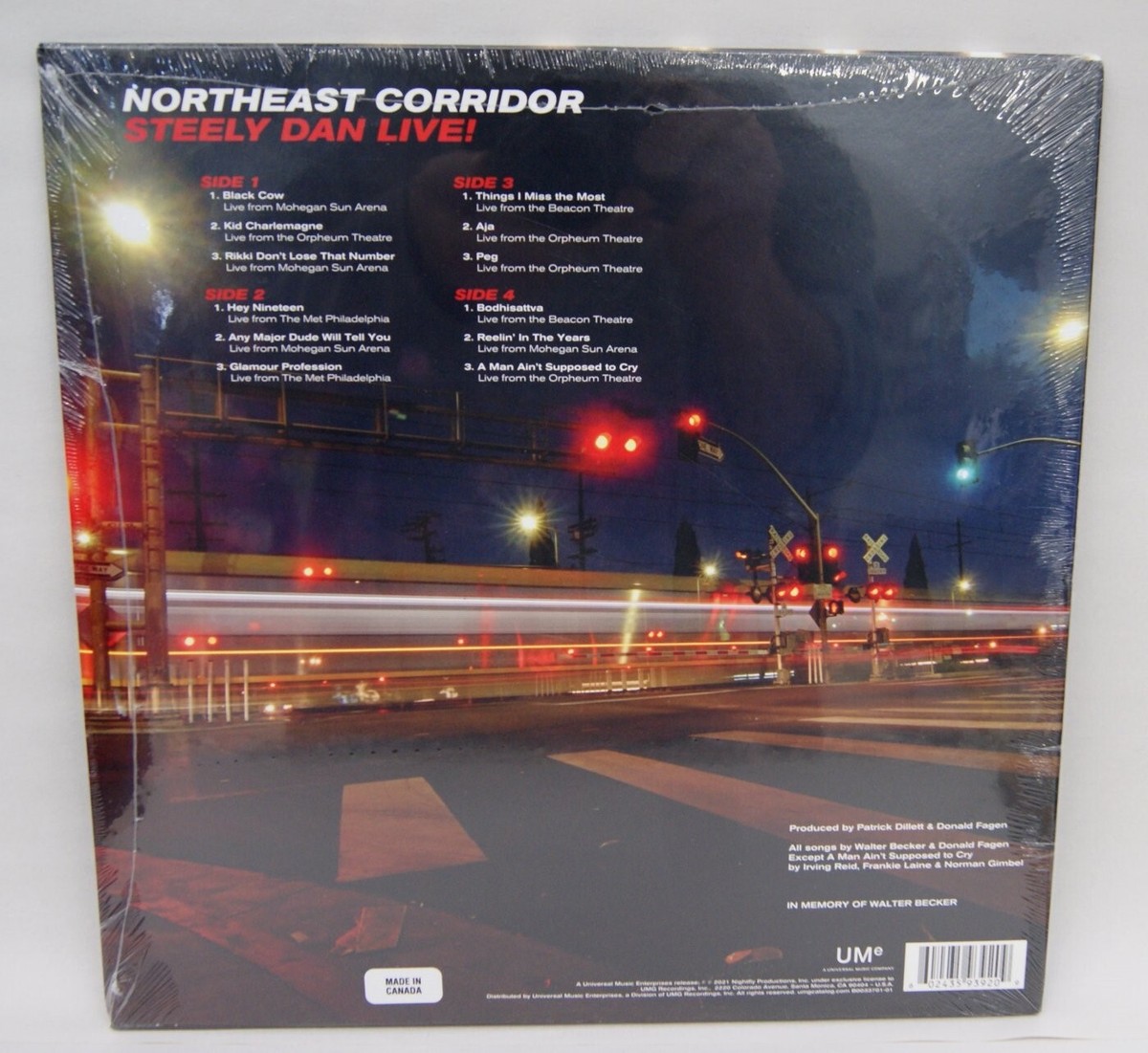 STEELY DAN LIVE NORTHEAST CORRIDOR DOUBLE LP SEALED 12