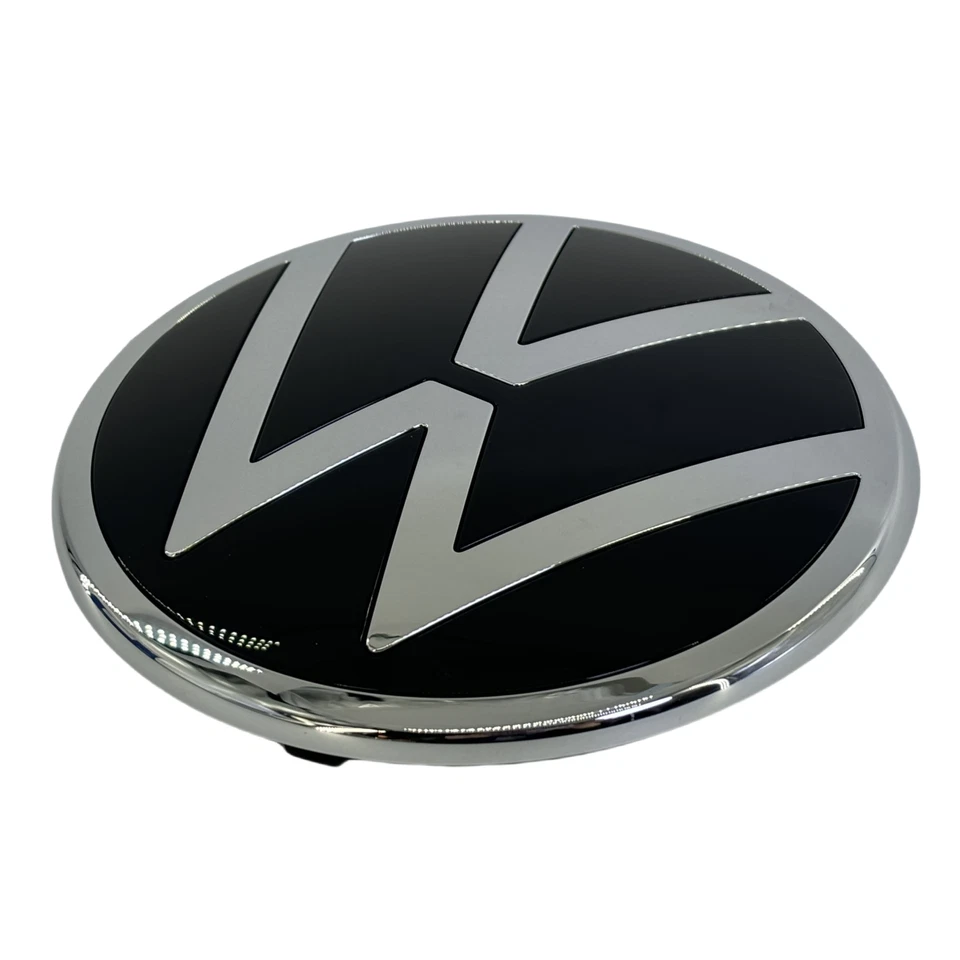 VOLKSWAGEN TIGUAN FRONT NEW LOGO VW BADGE GRILLE EMBLEM 760853601B Foto 2 de 4