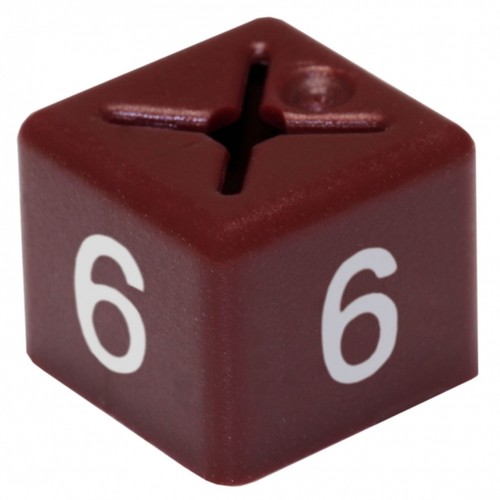50 NEW SIZE CUBES FOR GARMENT CLOTHES MARKER PACK FOR HANGER SIZE DISPLAY - Picture 2 of 50