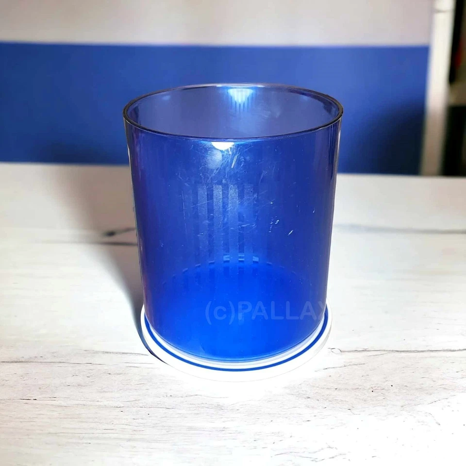 TUPPERWARE C101 PRISMA 2,0 L BLU TRASPARENTE BIANCO CONTENITORE PER DISPENSA - Immagine 2 di 2