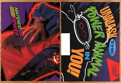 Nintendo Power Unmask the Animal - 2 Page Video Game Print Ad Poster Art 1991