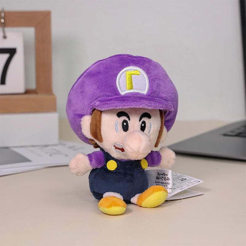2Pcs Super Mario Bros Plush Wario Waluigi Childhood Baby Stuffed Toys Soft Doll - Image 4 of 4