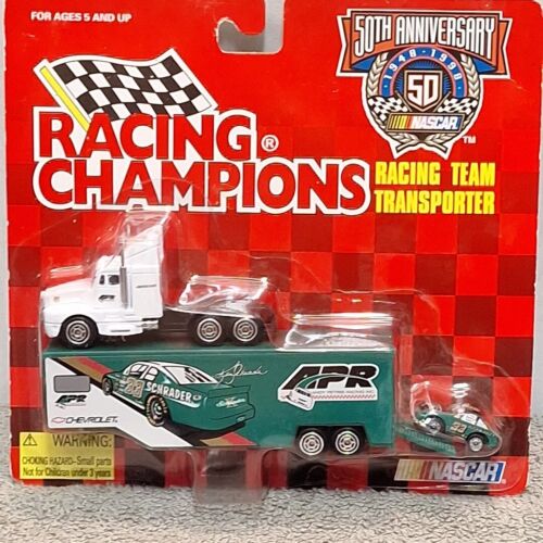 1998 Racing Champions Nascar Ken Shrader Petree Racing Transporter & Car 1:144 - Picture 5 of 6