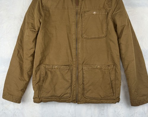 Crewcuts Boys Jacket Sz 14 Relaxed Zip Khaki Formal School Church Retro Coat - Picture 3 of 14