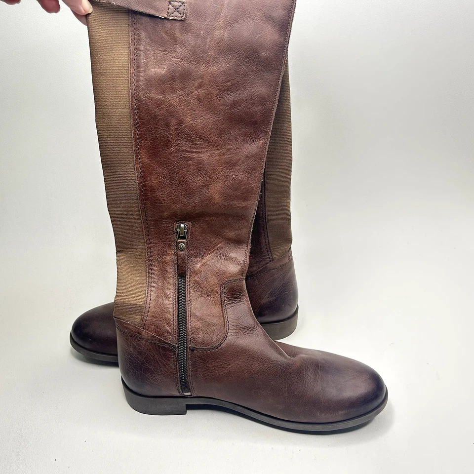 Botas altas de cuero OLUKAI Kaupili de arcilla talla 8,5B Foto 4 de 4