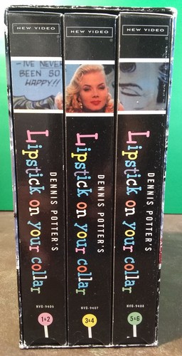 LIPSTICK on YOUR COLLAR (1993) Ewan McGregor, Dennis Potter 3-tape VHS boxed set - Picture 4 of 6