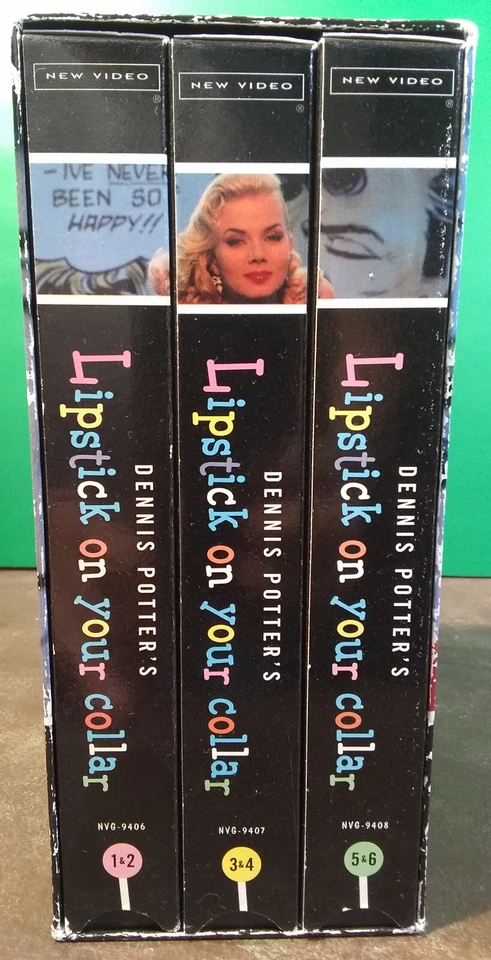 LIPSTICK on YOUR COLLAR (1993) Ewan McGregor, Dennis Potter 3-tape VHS boxed set - Image 4 of 4