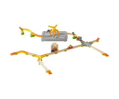 HABA 305783 Kullerbü Spielbahn Freie Bahn mit Verladekran