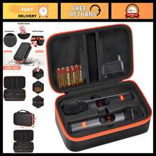 Wireless Microphone Case for Dual Mic System - Travel Bag for Karaoke, Singing
