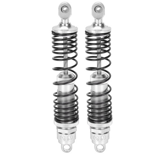 (Silver)2Pcs 110mm RC Metal Rear Damper For /SLASH PL - Picture 10 of 12