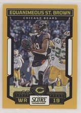 2023 Score Gold Equanimeous St Brown #105 1as3