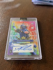 2024 Wild Card 5 Card Draw Joker - Dalton Rushing Auto 1/1