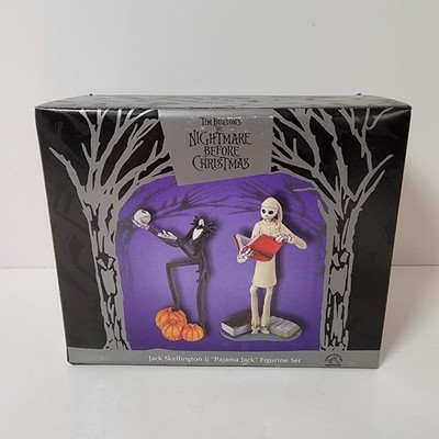 Vtg NIB Nightmare Before Christmas Jack Skellingtion & Pajama Jack Figurines PA
