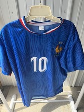 Nike France National Team Mbappé #10 Soccer Jersey M Blue Unisex Adult Large