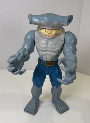 #ad Street Sharks DC Comics King Shark Hammerhead 11.5quot; Posable Action Figure $11.19