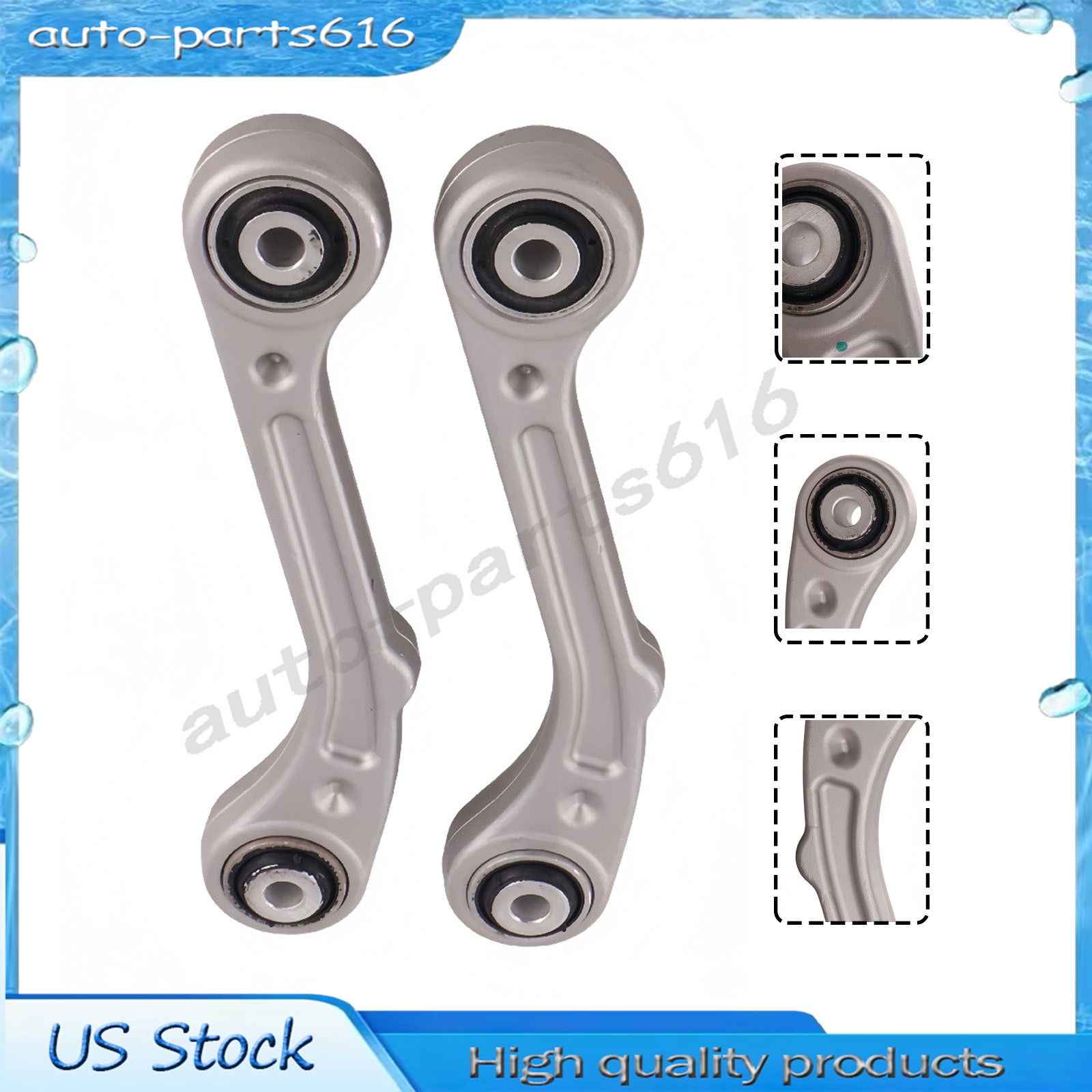2* Rear Upper/Lower Control Arms for Maserati Ghibli Quattroporte 2014+ 67000725
