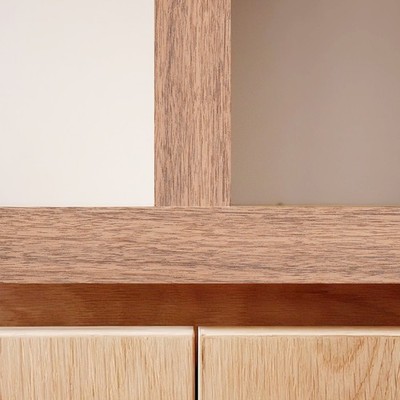 Wood Edge Banding 3000x2'' Preglued Iron-On Flexible Brown Walnut Veneer Edging