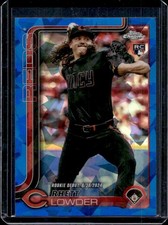 2025 Topps Chrome Update Sapphire Rhett Lowder RC Rookie #USC110 Reds