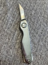 Cuchillo cortador de caja vintage STANLEY EE. UU. 10-049 - hoja extraíble