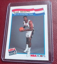 1991 NBA Hoops USA Basketball Karl Malone #56 Jazz Team USA RJS