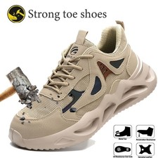 Indestructible Safety Work Shoes Steel Toe Breathable Work Boots Mens' Sneakers