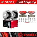 Brembo for 2006-2011 Honda Civic Front Brake Rotors & Ceramic Brake Pads