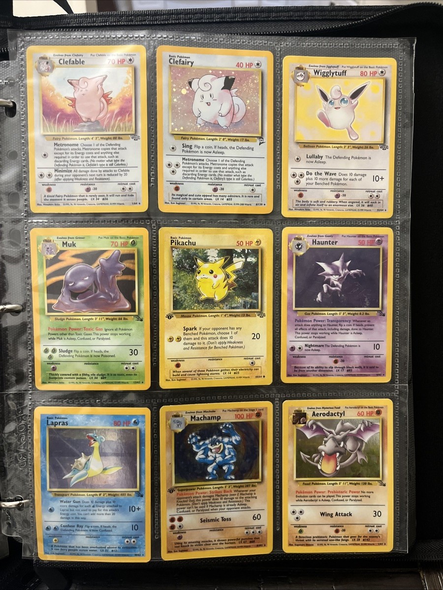 エーフィ_ PROMO Vintage Pokemon cards Pokémon TCG Holo Fossil Rare Collection 1999 Vintage Cards (9