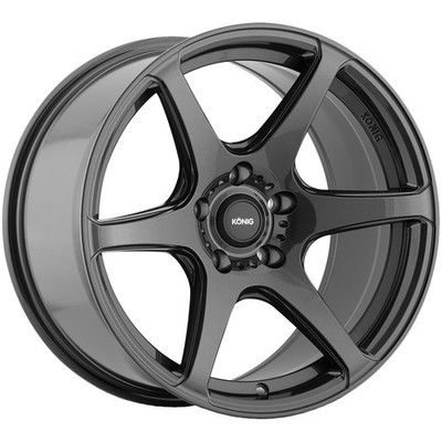 Konig Tandem 18x8 5x112 +43mm Gunmetal Wheel Rim 18'' Inch