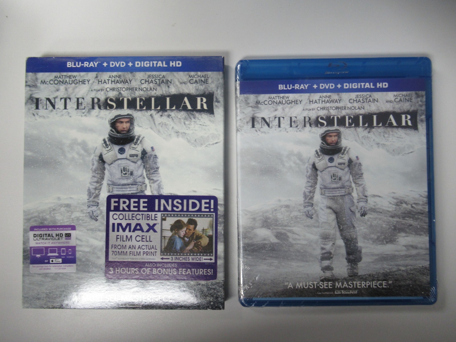 Sealed Interstellar (Blu-ray) wSlipcover & Film Cell