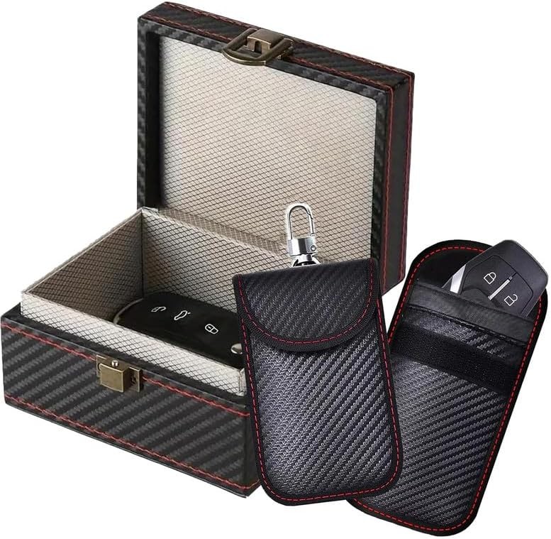 Faraday Box E Confezione Da 2 Sacchetti Faraday Per Chiavi Dell Faraday Box E Confezione Da 2 Sacchetti Faraday Per Chiavi Dell