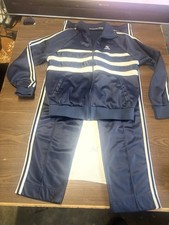 Vintage Squash Track Suit Set Men's Medium Navy