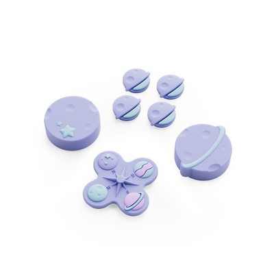 GeekShare Cross D-Pad Button Cap ABXY Button Thumb Grips Switch 2 Happy Planet
