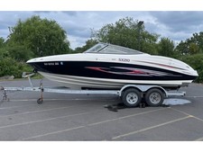 2008 YAMAHA SX210 TWIN ENGINE FRT1100 9-PASSENGER JET BOAT 21'