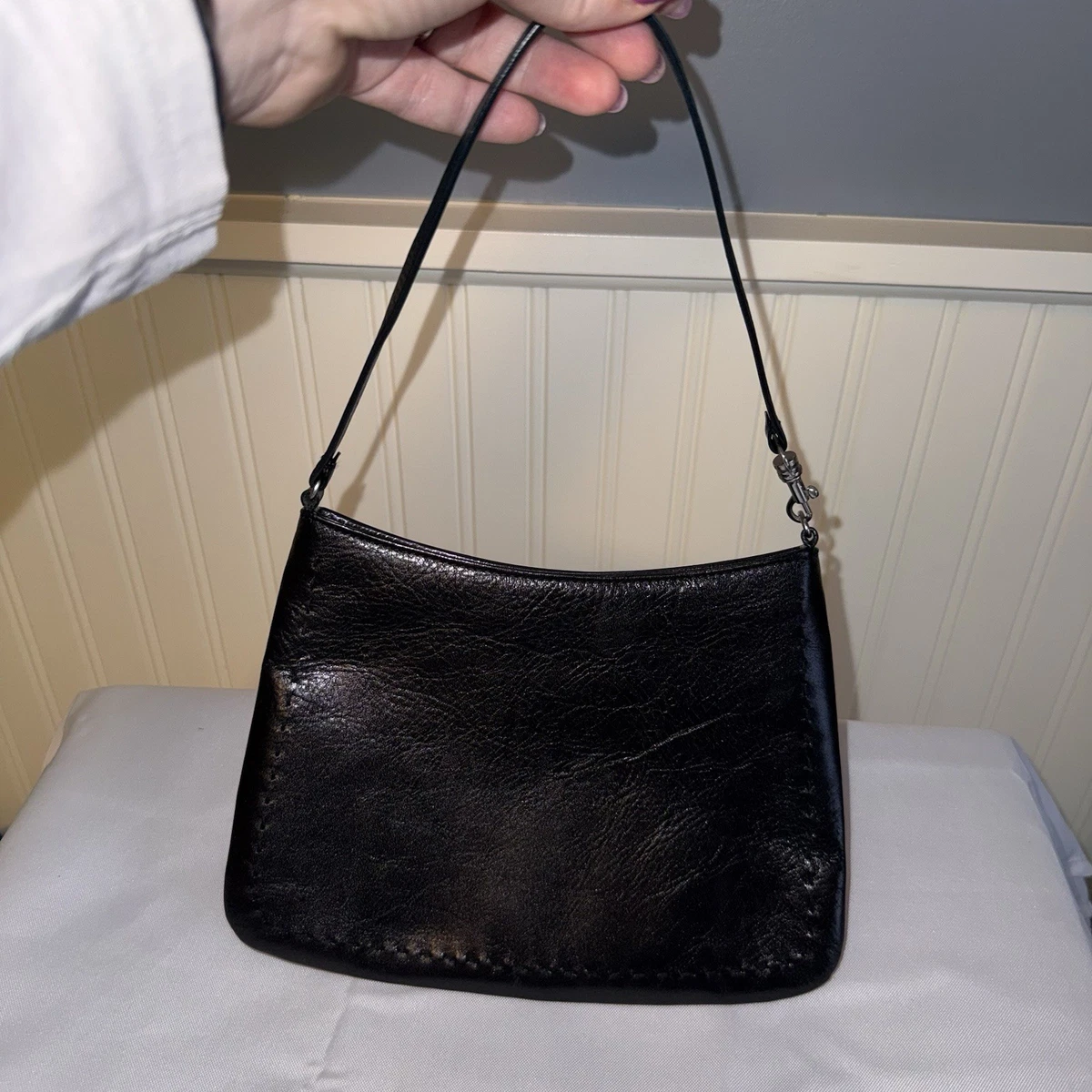 Vintage Banana Republic Leather Backpack Black EUC Purse Bag il_fullxfull.4815599474_rsxm.jpg main image 2