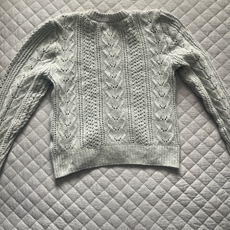 Hollister серый вязаный уютный кардиган женщин размер очень маленький Xs - Изображение 2 из 3