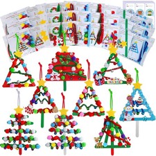 27 Sets Christmas Craft Kits Winter Ornaments Art Sets Foam Stickers Activities