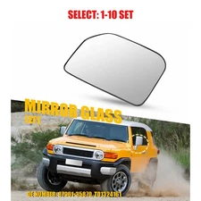 Driver Mirror Glass Non-Heated For Toyota FJ Cruiser 2007-2014,87961-35870 1-10x