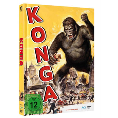 KONGA - Uncut Limited Mediabook (mit Blu-ray+DVD/in HD neu abgetastet) Aben ...