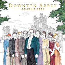 Downton Abbey: The Official Coloring Book (Gold Foil Gift Edition) - paperba...